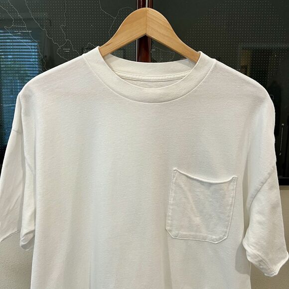 Abercrombie & Fitch - Soft Essentials Long Line T-shirt Raw Hem Medium - White - Picture 3 of 7